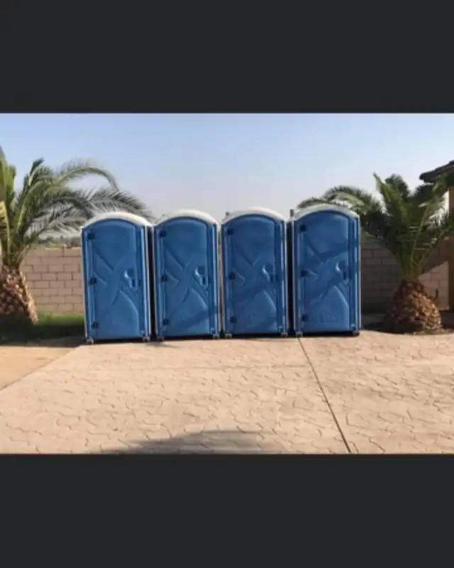 Porta potty rental unit of the type delivered to Dover, DE