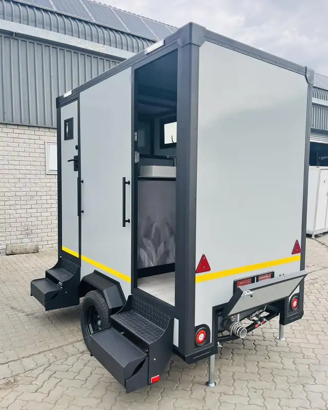 Porta potty rental setup of the kind delivered across Kent County, MD