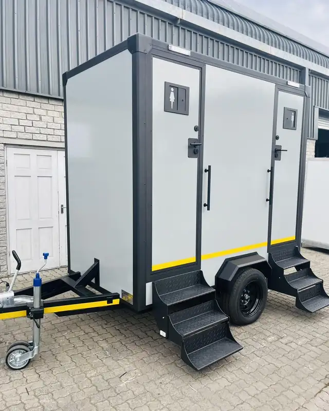 Porta potty rental unit of the type delivered to Lewes, DE